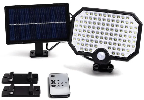 Aigostar - LED Solárne svietidlo so senzorom pohybu LED/2,4W/3,7V IP65