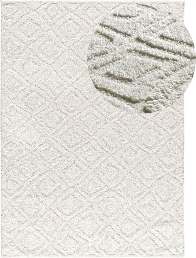 Biely koberec 152x235 cm Juno – Universal