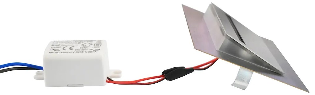 Schodiskové LED svietidlo Fero, 1x LED 0,6w, 3000k, s