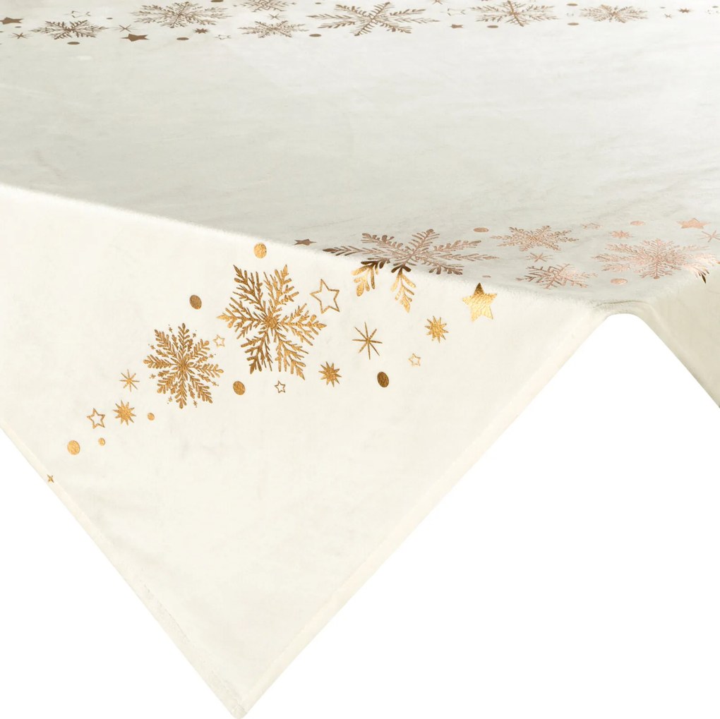 VIANOČNÝ OBRUS NA STÔL AMBERIA3 85X85 CM VZOROVANÁ