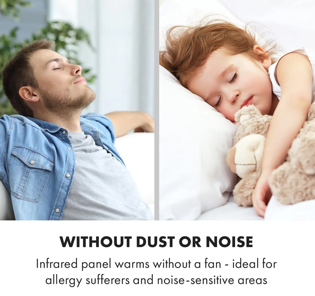 Klarstein Wonderwall Air Art Smart, infračervený ohrievač, 120 x 60 cm, 700 W, aplikácia, svet