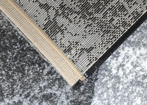 Koberce Breno Kusový koberec HAWAII 1330 Black, sivá, viacfarebná,80 x 150 cm