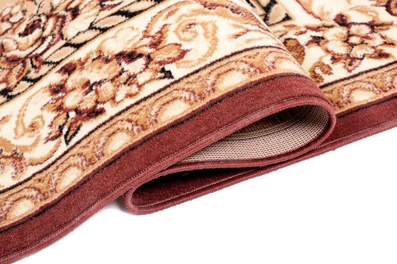 TA Koberec F739A TMAVOBÉŽOVÝ ATLAS PP Rozmer: 70x130 cm