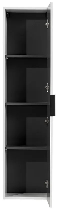 Kúpeľňová zostava Casad 80 cm s umývadlom, skrinkami a zrkadlom biela/dub wotan