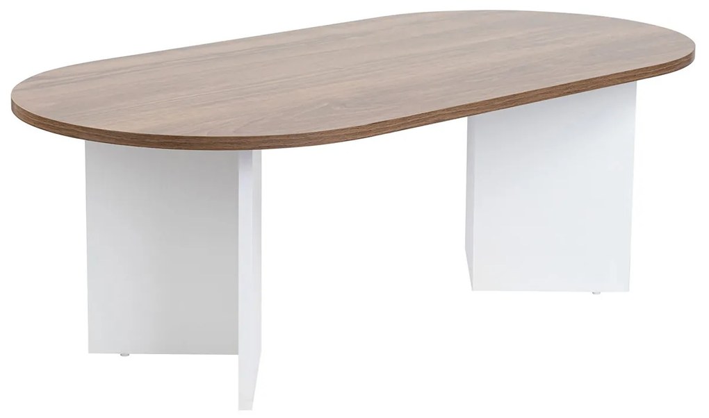 Konferenčný stolík Sable Walnut White