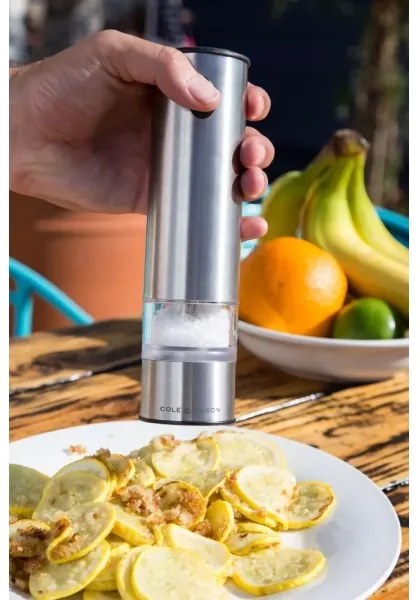 Cole&Mason-Sada elektrických mlynčekov na korenie BATTERSEA 2 ks 6xAAA