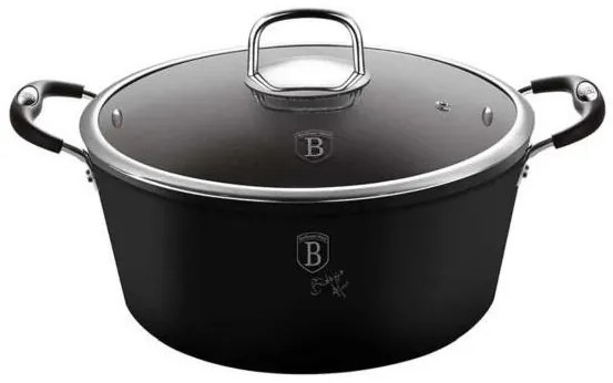 Nepriľnavý hrniec 24 cm, Black Professional BerlingerHaus
