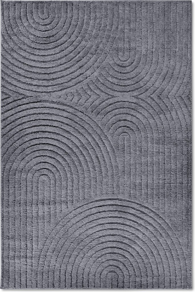 Kusový koberec New York 106206 Anthracite, 200x280, šedá, chodba / predsieň, ELLE Decoration
