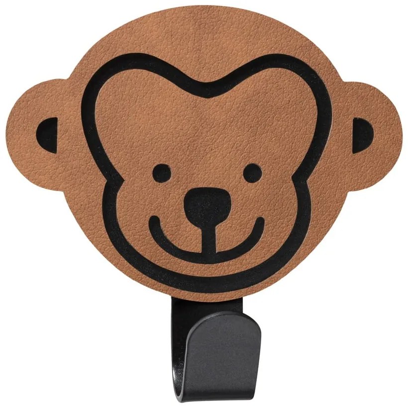 Hnedý oceľový háčik bez vŕtania Monkey Nupo – LIND DNA