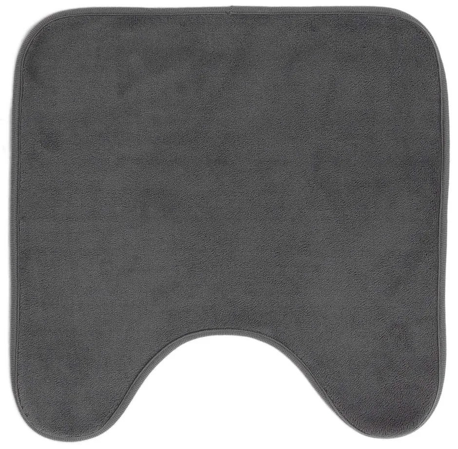 Antracitová WC kúpeľňová predložka 45x45 cm Vitamine – douceur d'intérieur