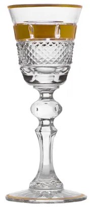 Bohemia Crystal Ručne brúsené poháre na likér 60 ml (sada 6)