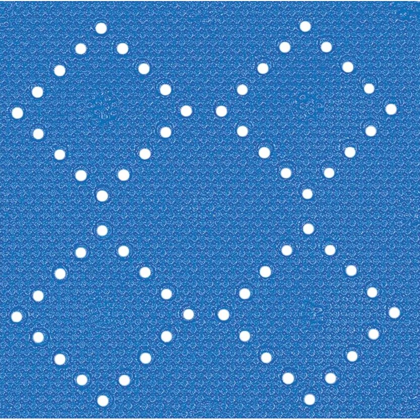 Spirella Protišmyková podložka do vane ALASKA, modrá, 71 x 36 cm