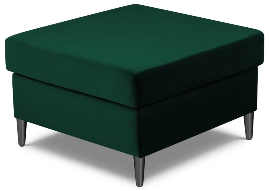 Zelená zamatová podnožka Kyoto – Cosmopolitan Design