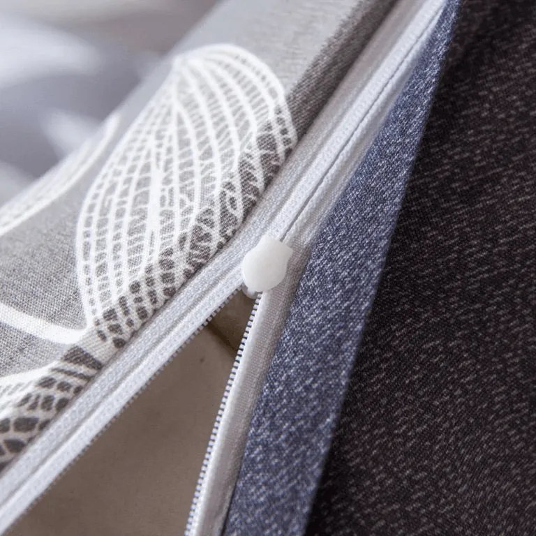 Flanelové obliečky z mikrovlákna KAVOLO sivé Rozmer obliečky: 70 x 90 cm | 140 x 220 cm