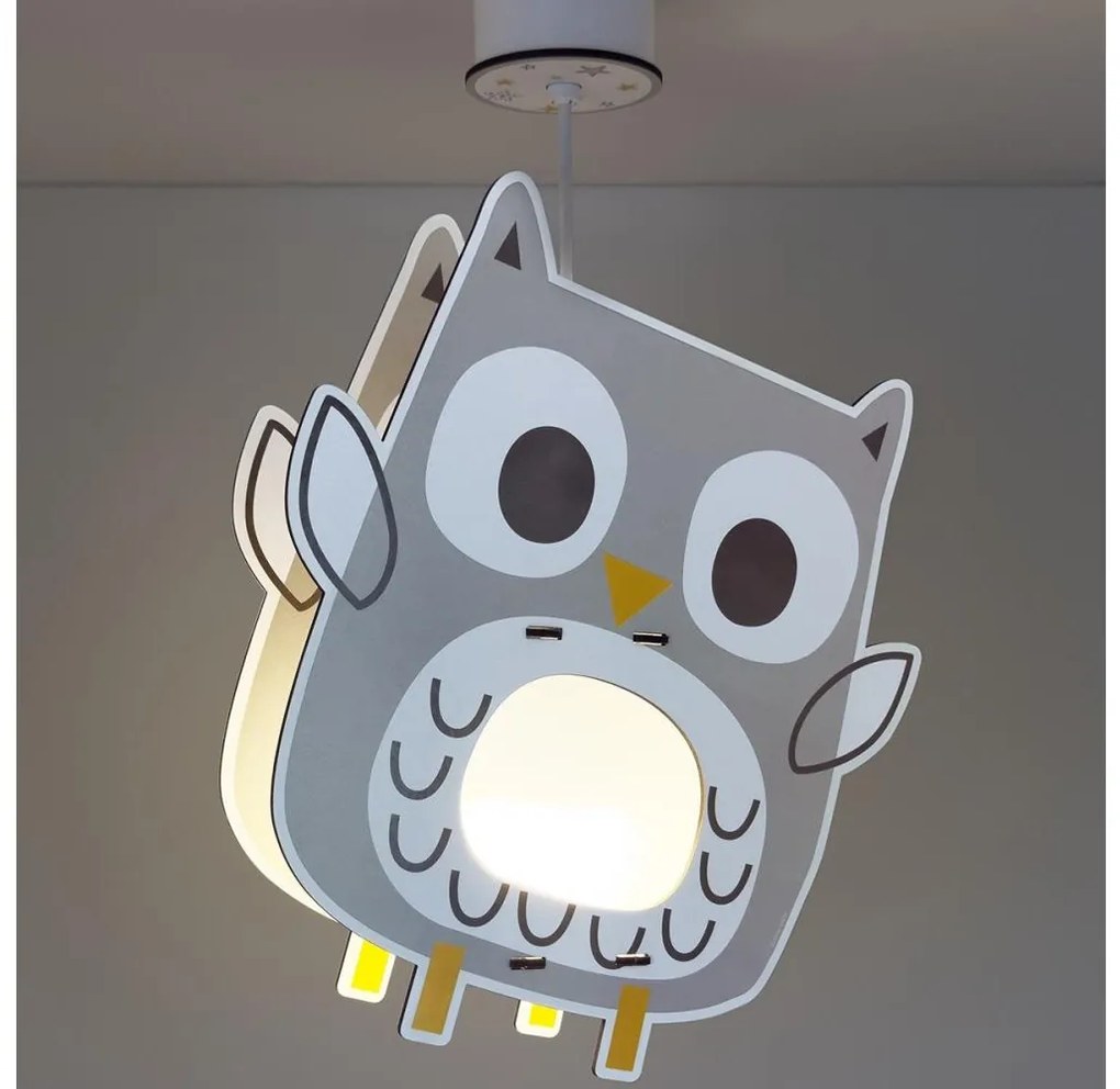 Dalber 63397 - Detský luster OWL 1xE27/15W/230V