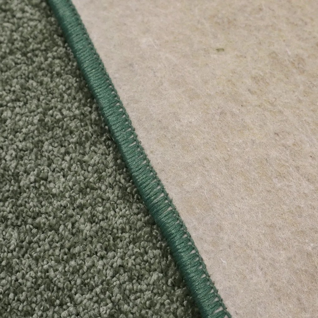 Behúň Velur Ultra olivový, 100x200, zelená, detská izba, AladinWorld Expres