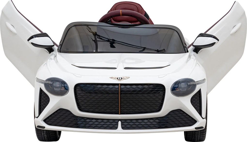 Ramiz Elektrické autíčko Bentley Bacalar pre deti biele + diaľkové ovládanie + EVA + LED audio + pomalý štart