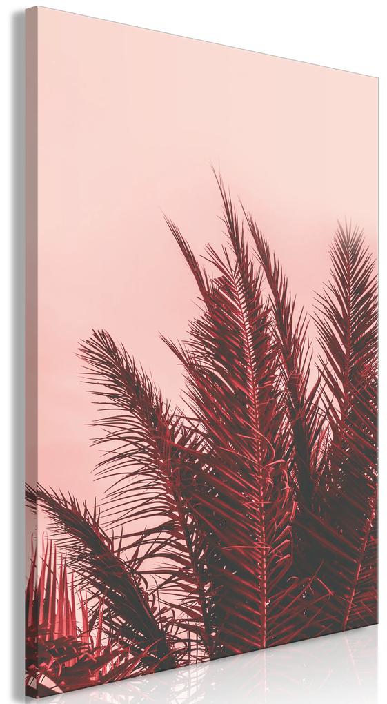 Artgeist Obraz - Palm Trees at Sunset (1 Part) Vertical Veľkosť: 80x120, Verzia: Standard