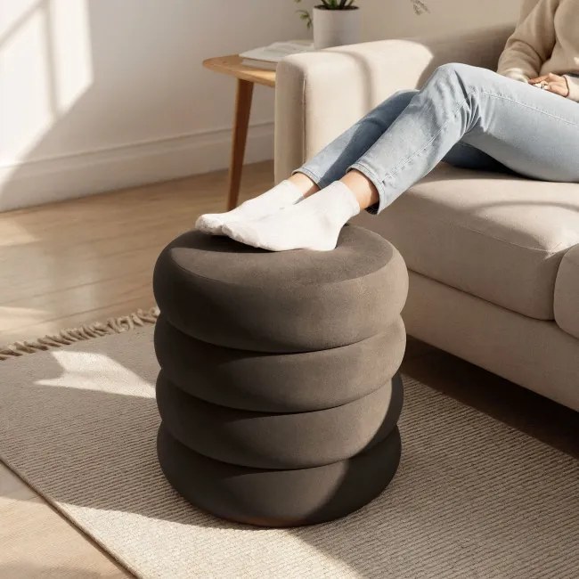 Taburetka SNUGGO hnedá