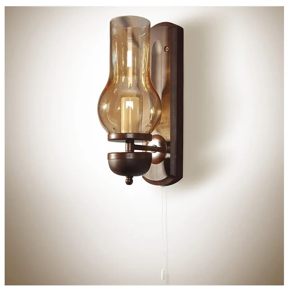 Light4home Nástenné svietidlo TAVERN 1xE14/40W/230V 8901-cl145-pla30-cp006