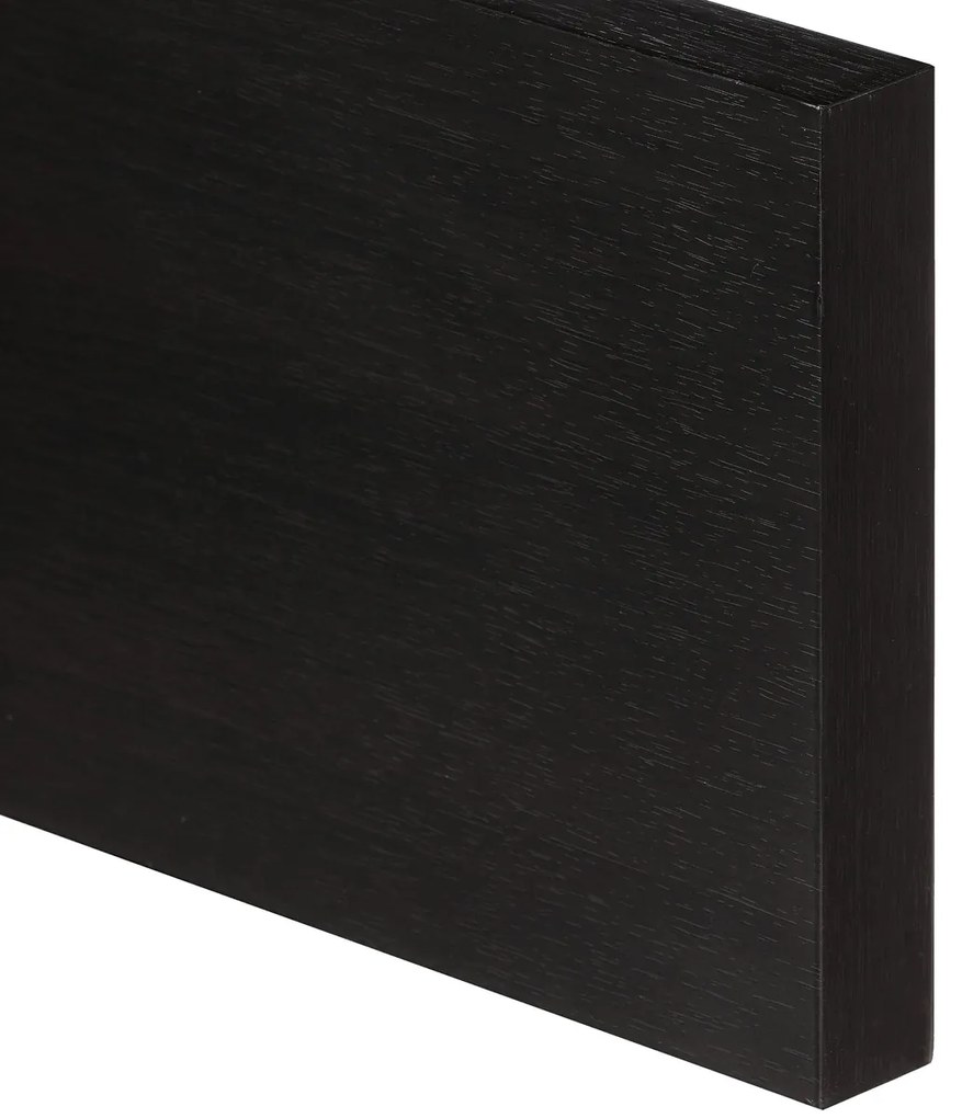 Autronic - Polička nástenná 60 cm, MDF, 3D dekor wenge, baleno v ochranej fólii - P-001 BK (WAL)