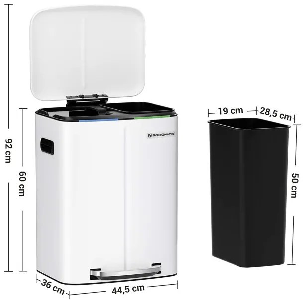 Recyklačný odpadkový kôš LTB40WT