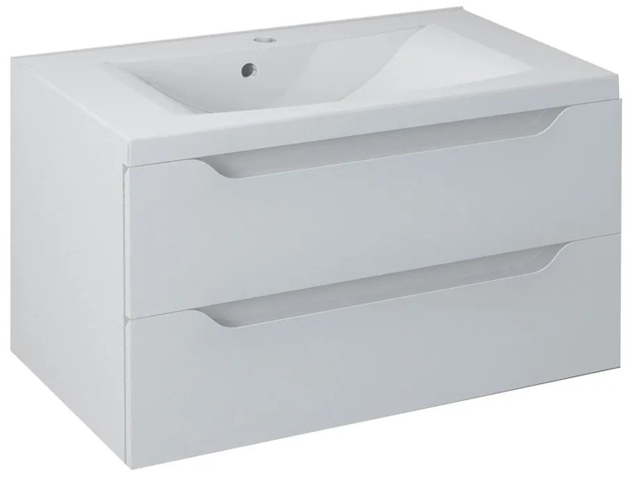 Sapho Sapho, WAVE umývadlová skrinka 79,7x45x47,8cm, biela (WA081), WA080-3030
