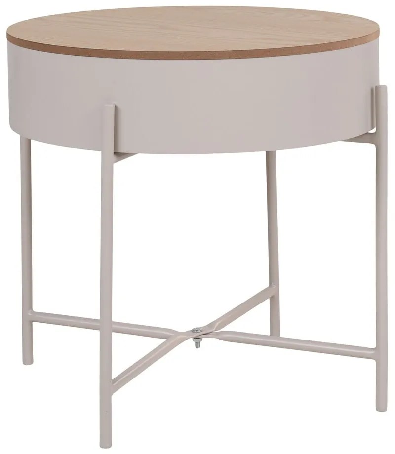 Kovový okrúhly odkladací stolík ø 40 cm Sisco – House Nordic