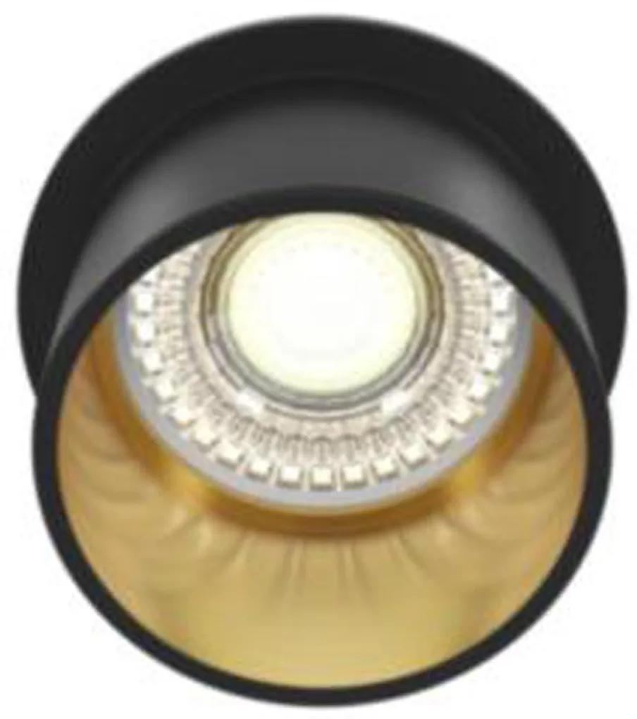 Vstavané bodové svietidlo „Reif Black", Ø 6,8, výš. 5,5 cm