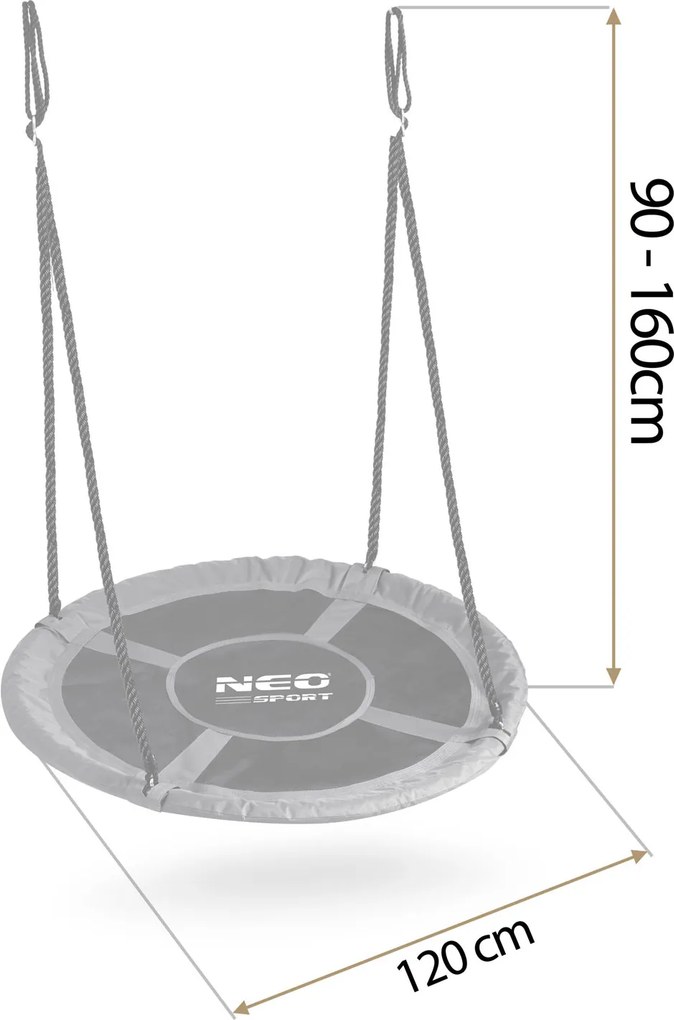 Neo-Sport Swingo 120 cm hojdačka bocianie hniezdo
