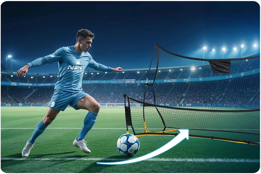 Tréningová sieť Rebounder Neo-Sport 210 x 120 x 35 cm