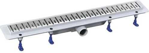 Polysan KLAVER sprchový žľab 71 cm plast nerez 73721