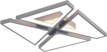 Searchlight 36520SI - LED Stmievateľné stropné svietidlo QUATRO LED/29W/230V 40x40 cm