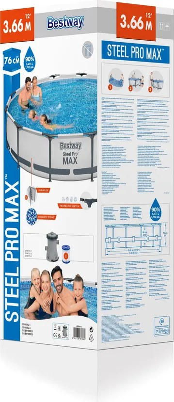 366 x 76 cm Bestway 56416 Rack Pool