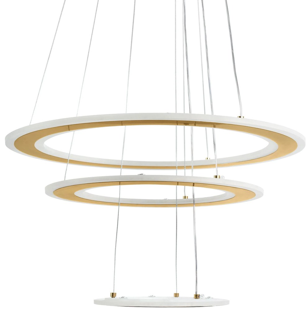 Toolight Toolight, LED stropné svietidlo 46cm, 100W, LED G041-3CP, zlatá matná, OSW-06308
