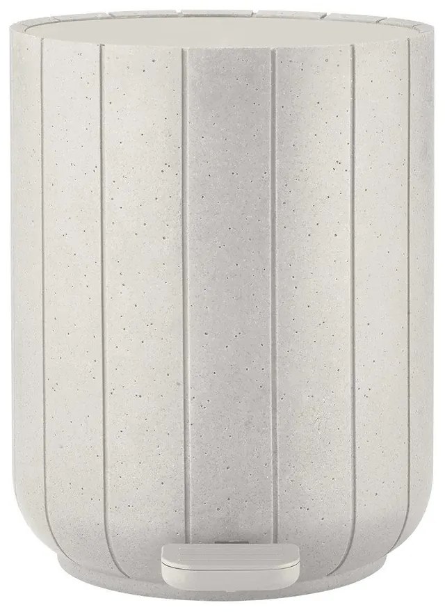 Krémovobiely pedálový odpadkový kôš z polyresínu 3 l Kua – Blomus