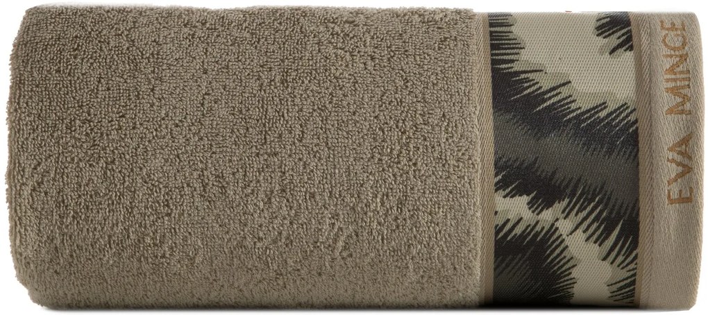 BAVLNENÝ UTERÁK EVA MINGE24 50X90 CM BÉŽOVÁ