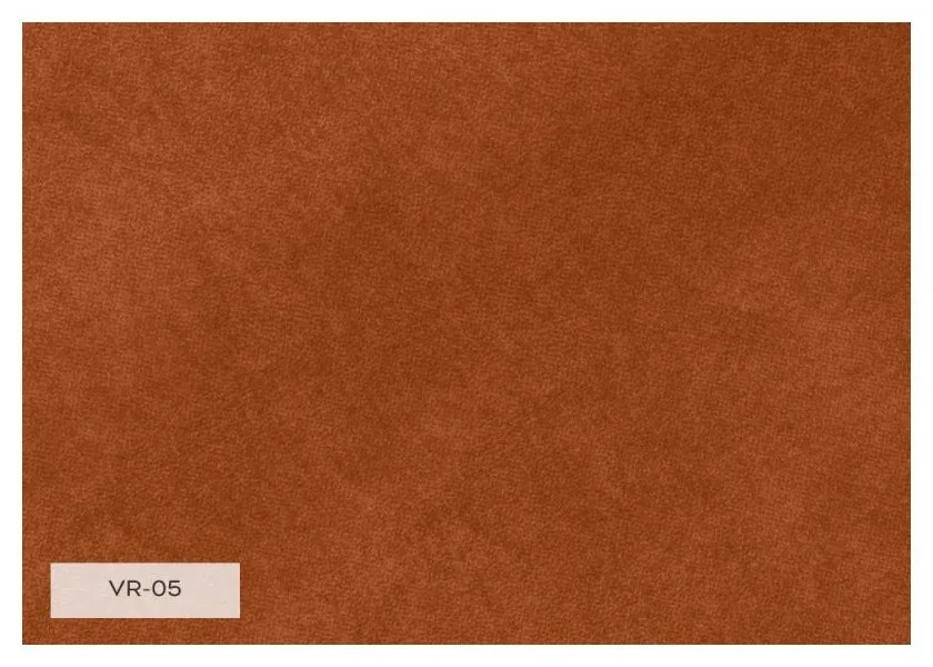 Zamatová rozkladacia pohovka v tehlovej farbe 225 cm Charming Charlie – Miuform