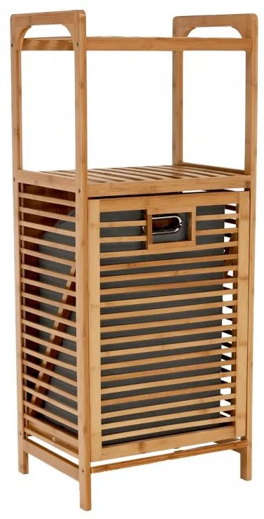 AKCIA Sivý bambusový kôš na bielizeň SOBIKON II. akosť