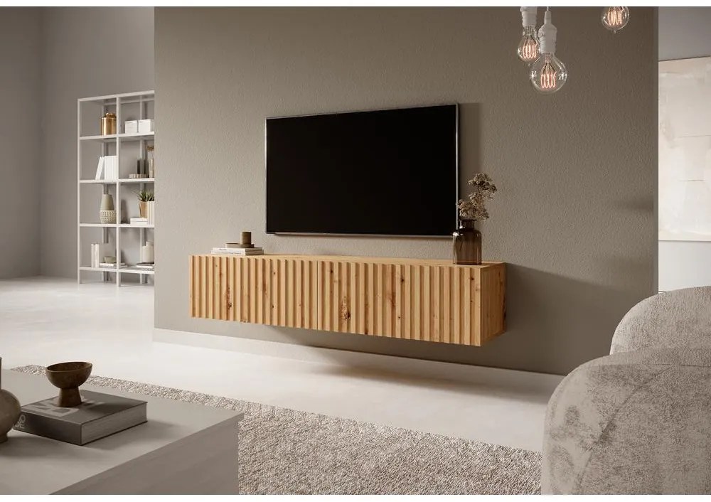 TV skrinka/stolík Tenessie 138 (dub artisan). Akcia -18%. Vlastná spoľahlivá doprava až k Vám domov. 1098793