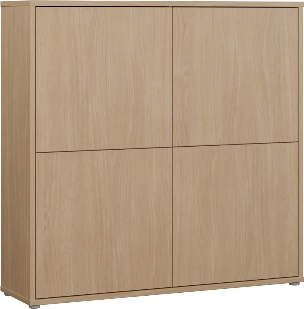 XXXLutz VYSOKÁ KOMODA, farba duba, 124,5/121,5/34,9 cm Carryhome - Online Only drobný nábytok - 000687018333