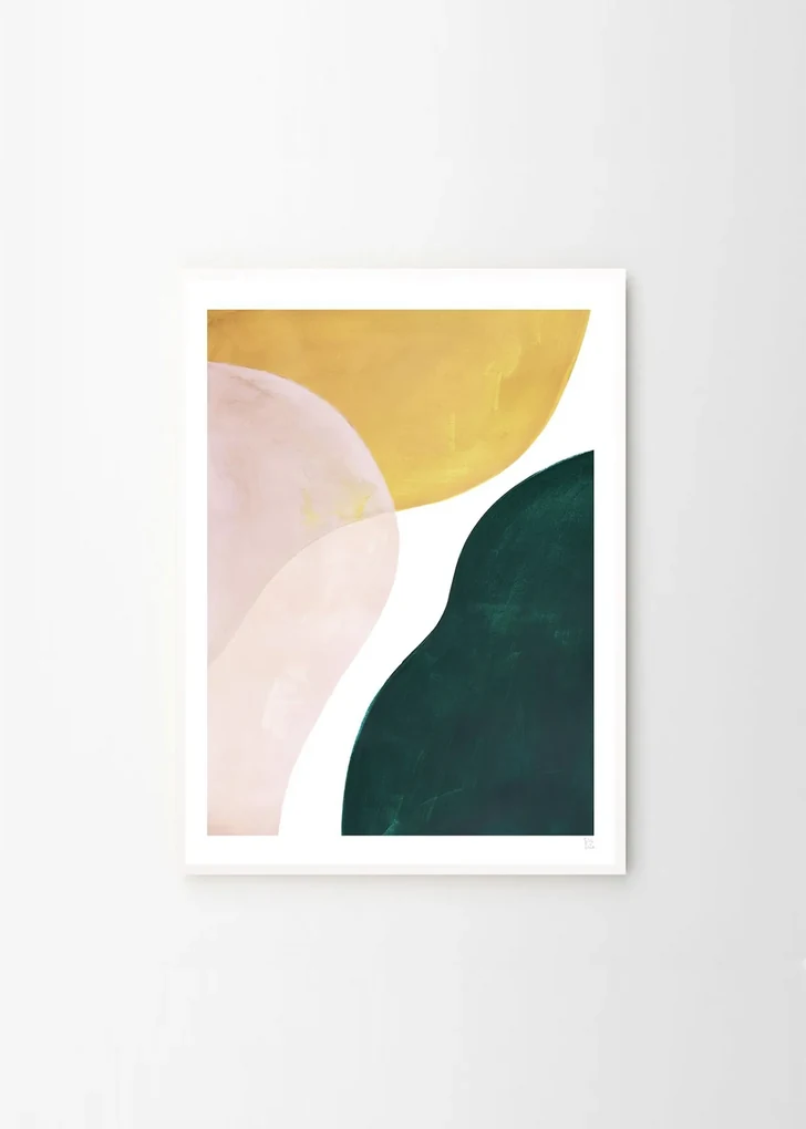THE POSTER CLUB Autorský plagát Transparent Rosa by Berit Mogensen Lopez 50x70 cm