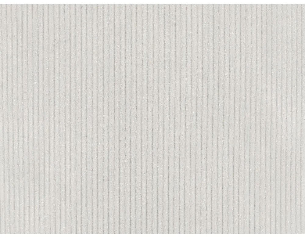 Biele menčestrové kreslo Vigor – Leitmotiv