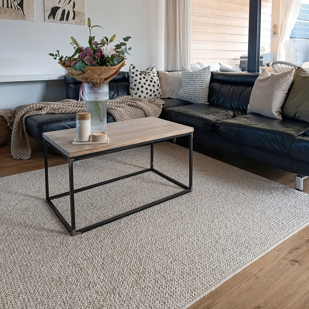 BT Carpet, Kusový koberec Wolly 102843, 160x240, biela, obývacia izba