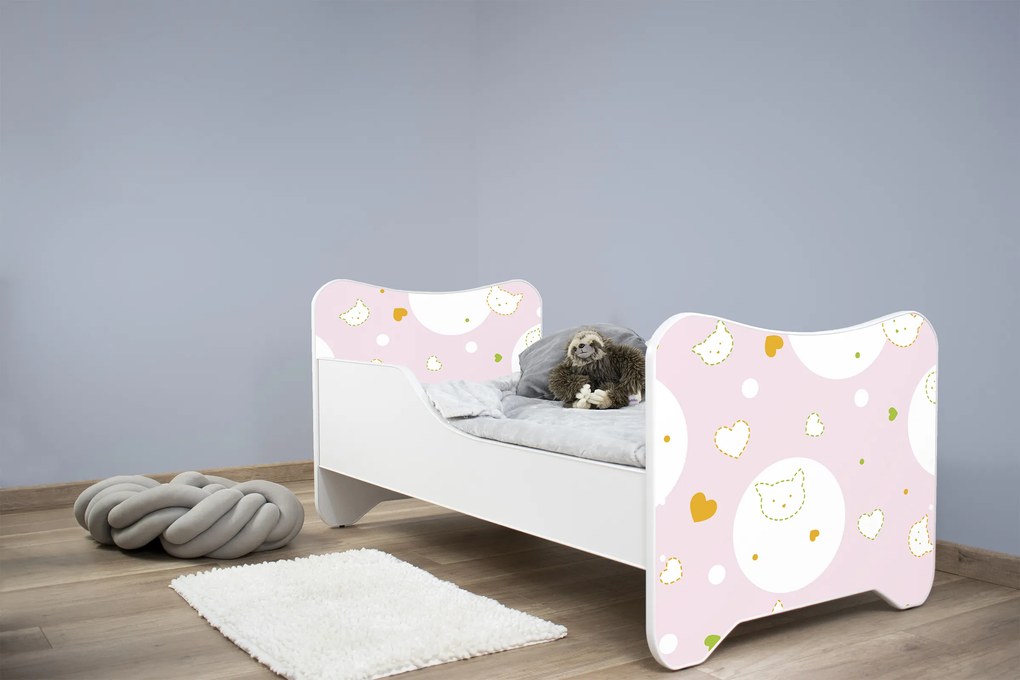 TOP BEDS Detská posteľ Happy Kitty 160x80 Kitty