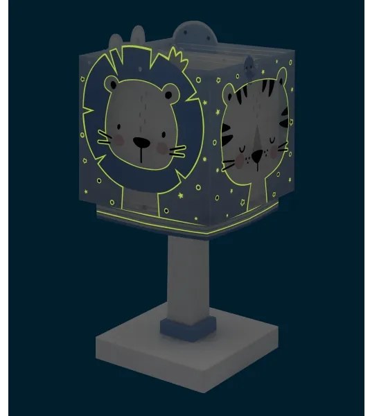 Dalber 63111NT - LED Detská lampička BABY JUNGLE 1xG4/4W/230V modrá