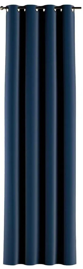 Modrý záves 260x130 cm Posh Velvet - Yellow Tipi