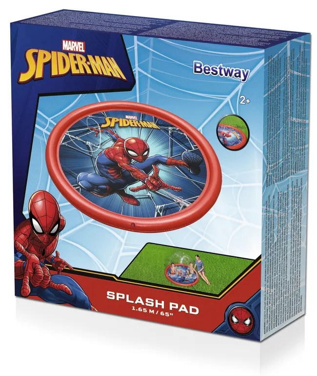 Bestway  nafukovacia podložka s fontánou Spider-man 98792