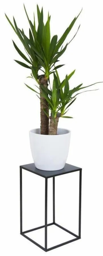 Stojan na kvety 40x24 cm čierna