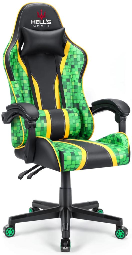 1005 Kancelárska stolička zeleno - čierna
